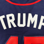 Donald Trump #45 USA White Baseball Jersey