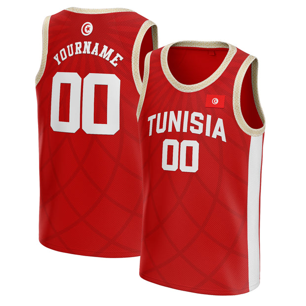 Tunisia Custom Basketball Jersey