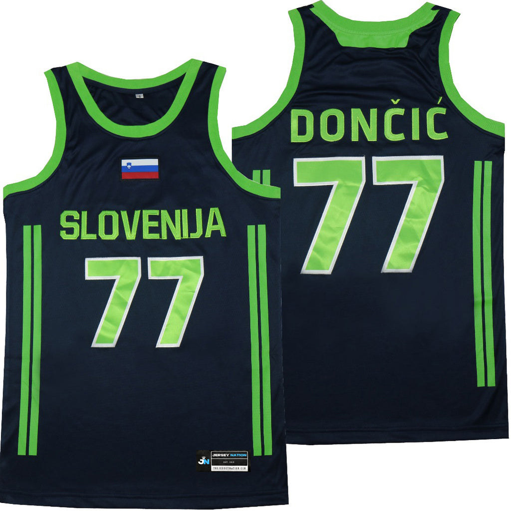 Luka Doncic Slovenia Euroleague Basketball Jersey – The Jersey Nation