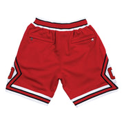 Red Black-White Custom Basketball Shorts