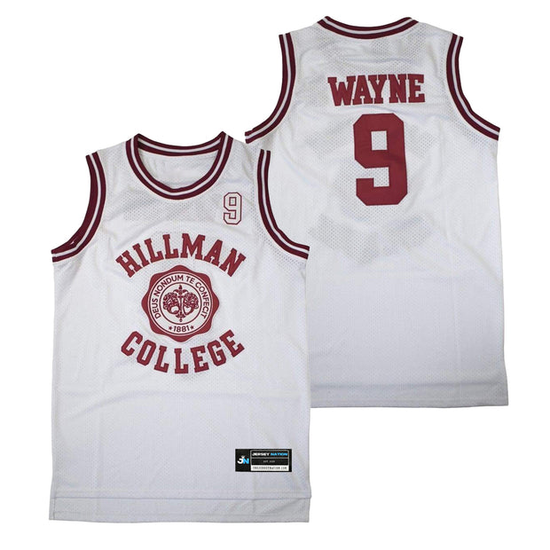BG basketball jersey HILLMAN COLLEGE 9 DWAYNE WAYNE Jerseys
