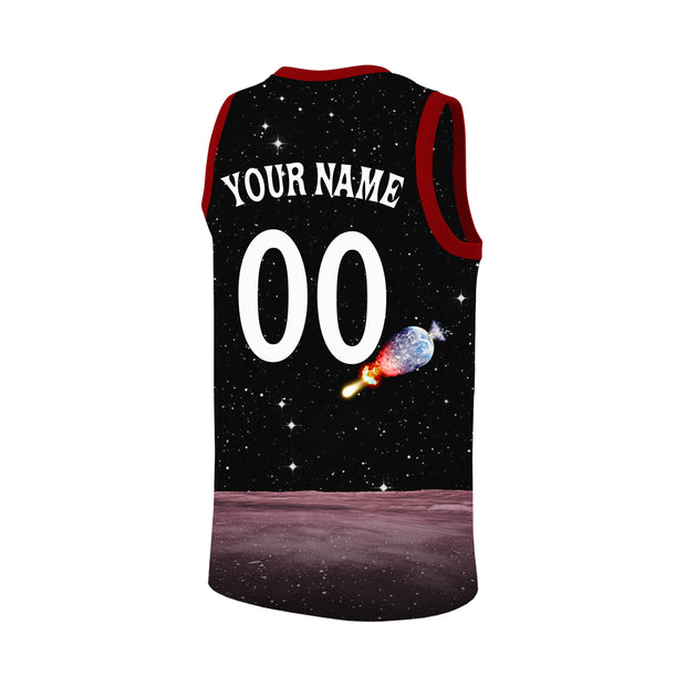 Space Custom Basketball Jersey