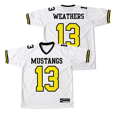 Willie Weathers Mustangs Gridiron Gang Football Jersey