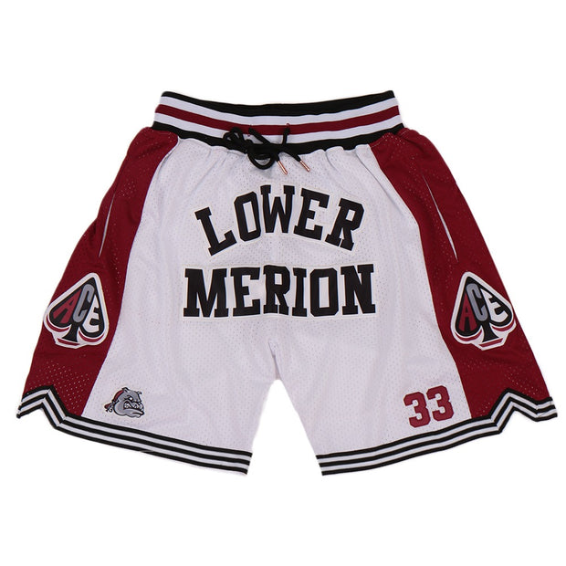 White Lower Merion Basketball Shorts