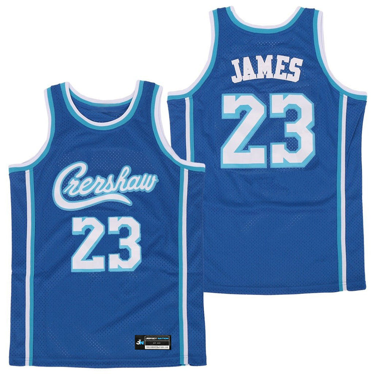 Your Team Lebron 23 Stitched Men s Movie Baseball Jersey Size Small Blue