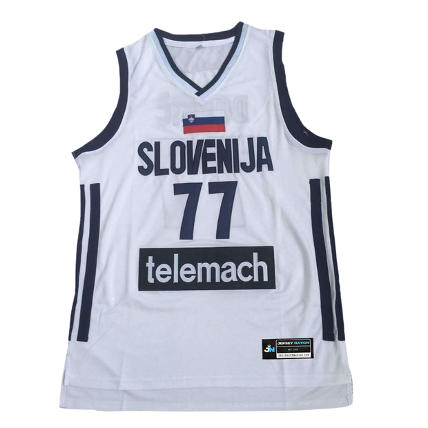 The Jersey Nation Luka Doncic Slovenia Euroleague Basketball Jersey - XL