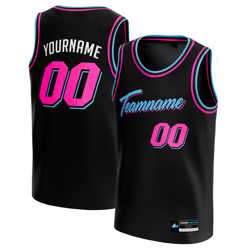 neon pink basketball jersey