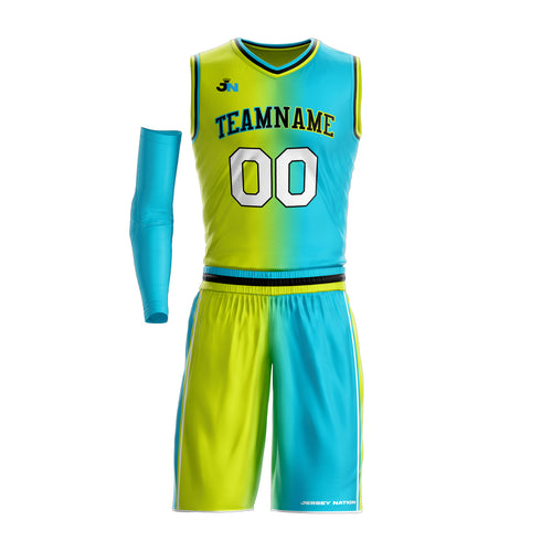 Custom Basketball Bulk Team Jersey and Shorts Set - Black/Yellow – The  Jersey Nation