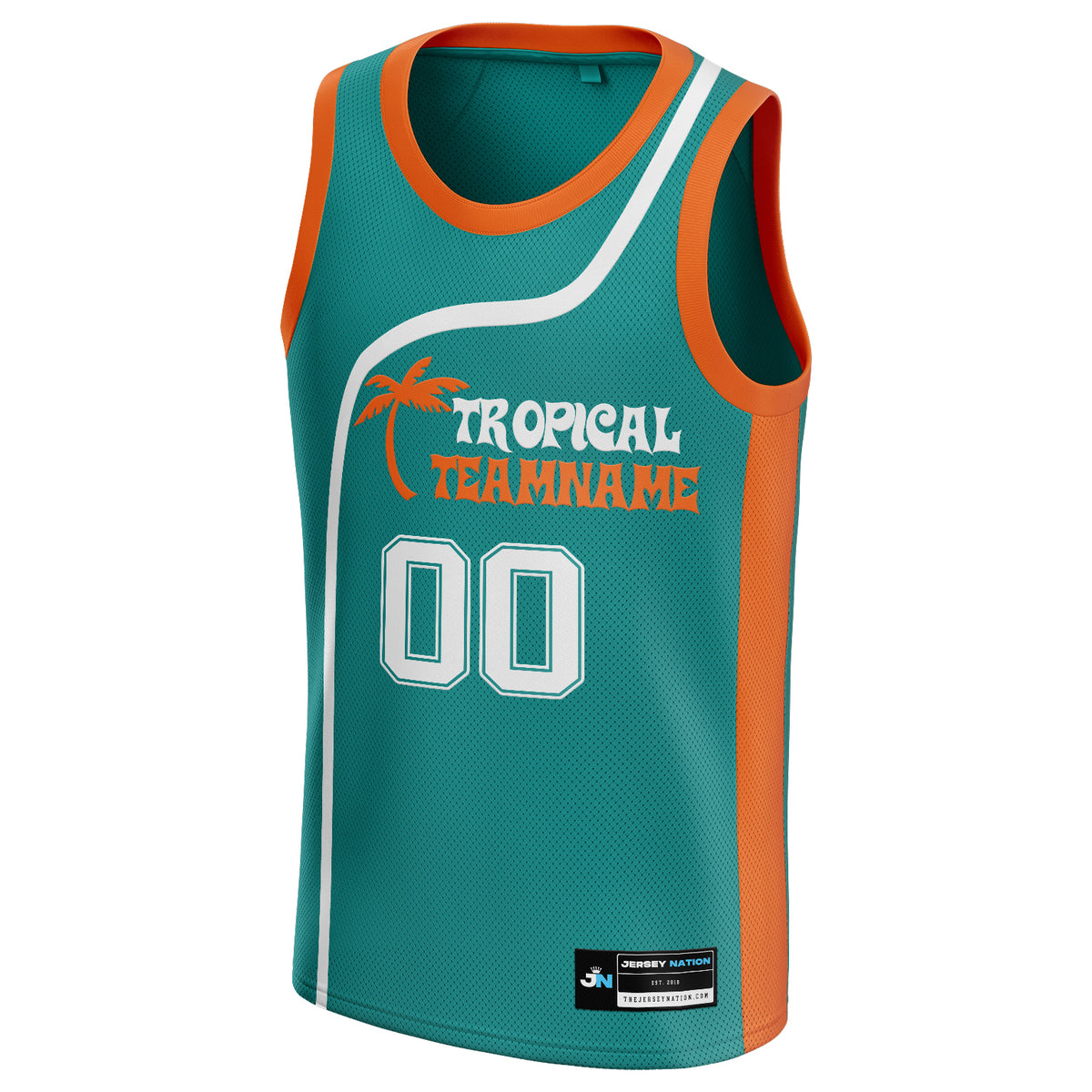Tropical Custom Basketball Jersey The Jersey Nation