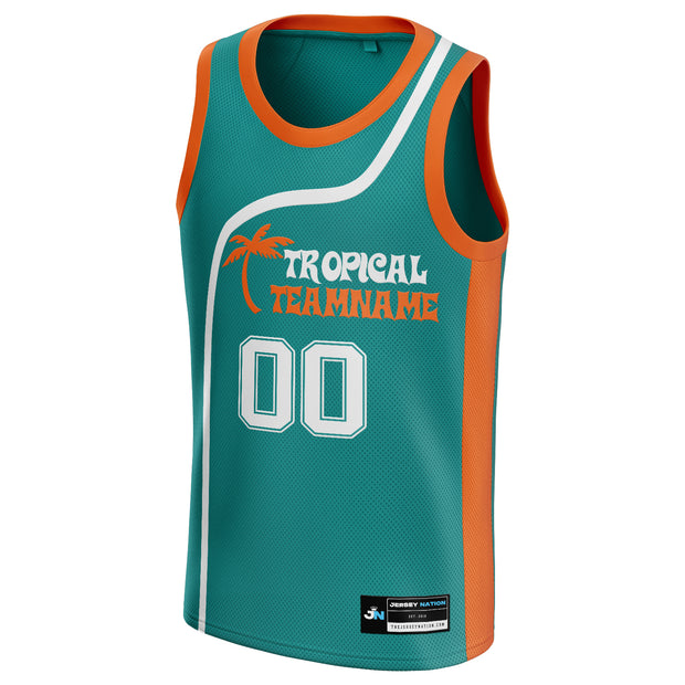 Tropical Custom Basketball Jersey