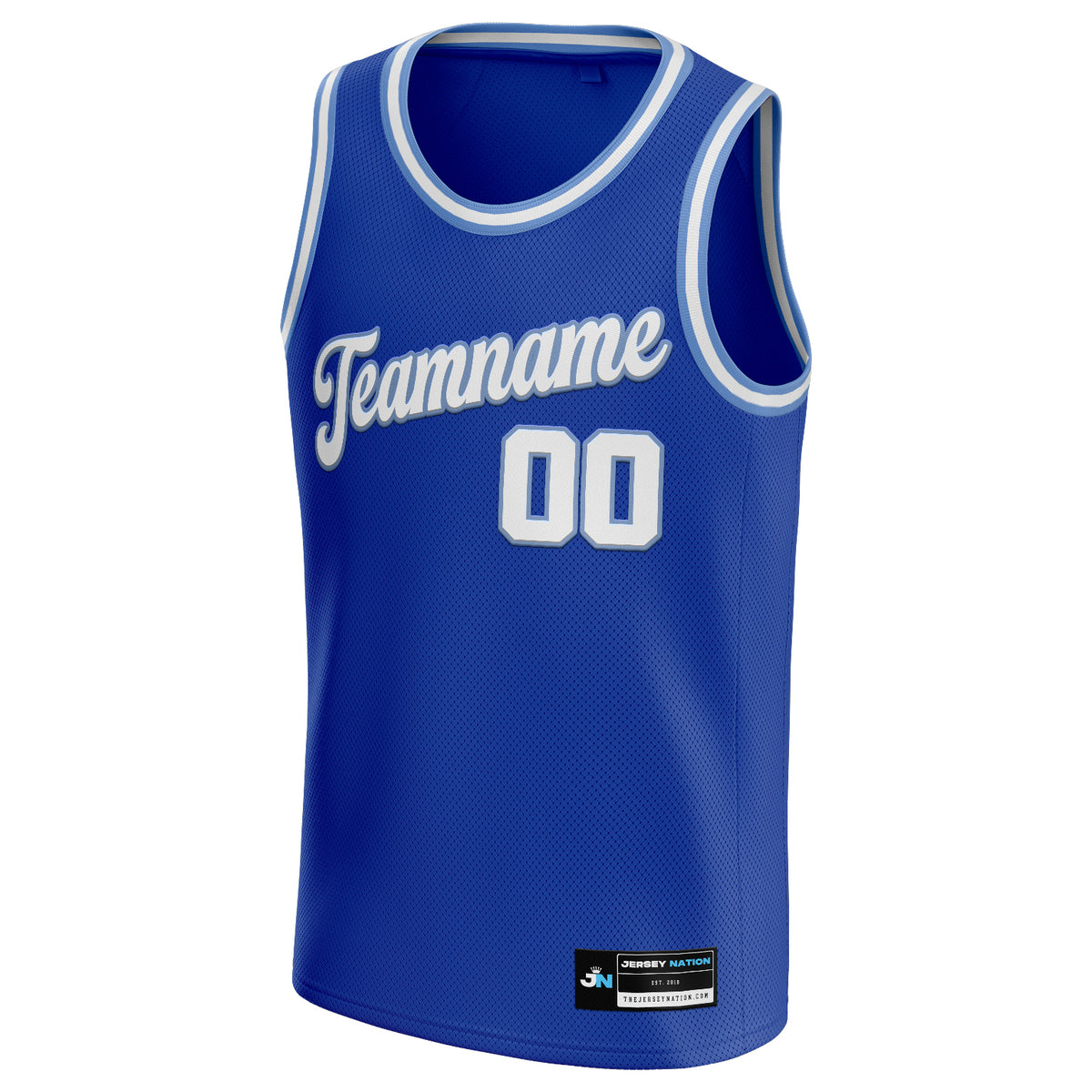 BlueWhite Custom Basketball Jersey The Jersey Nation